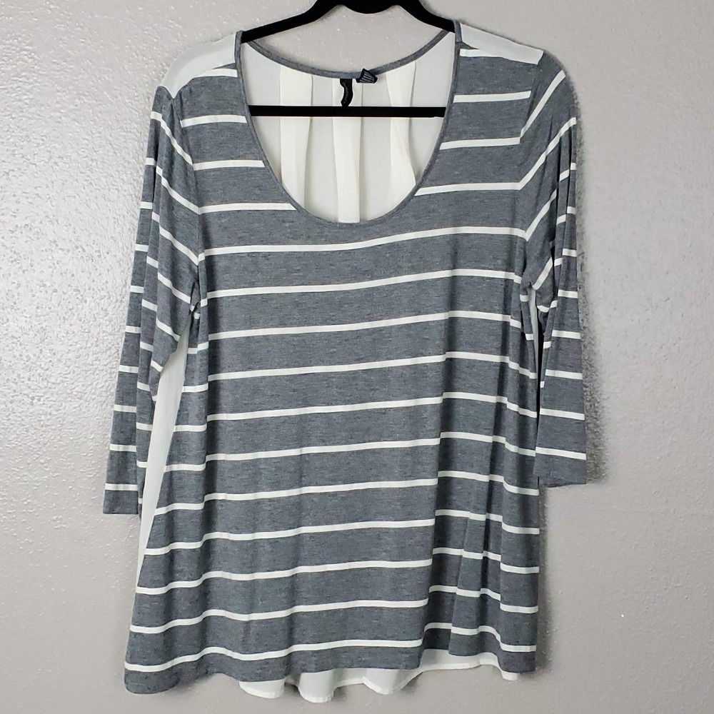 Cynthia Rowley Hi/Lo Tee w/Sheer Back XL